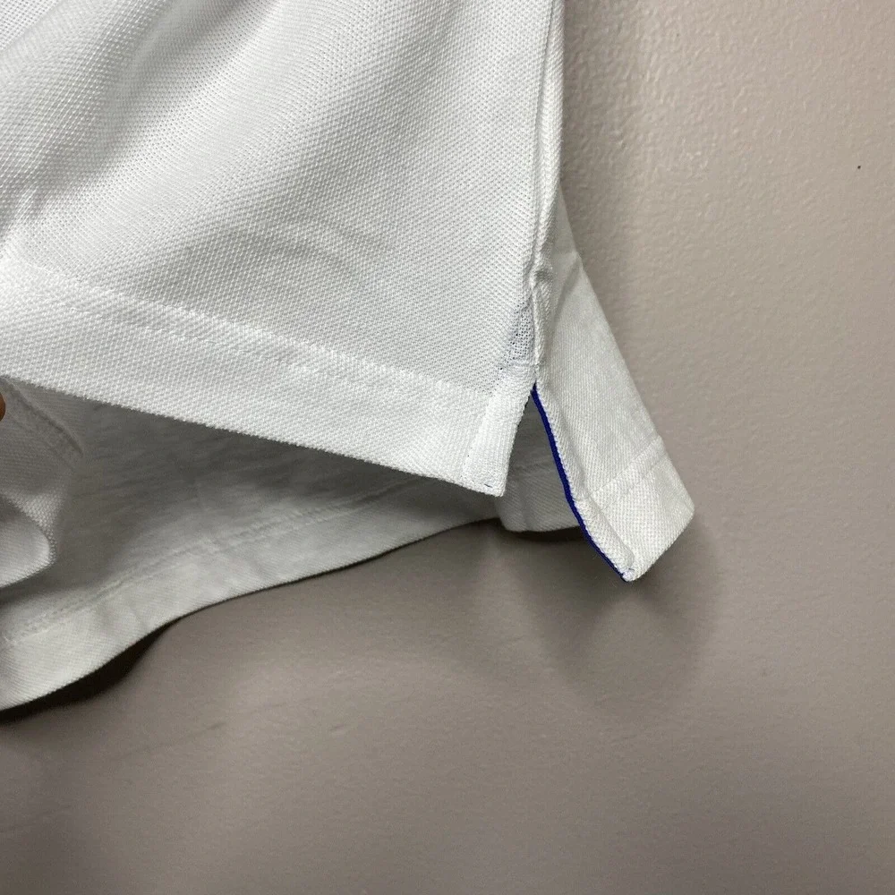 Chaps White Jersey Polo‎ Shirt Men's Size S